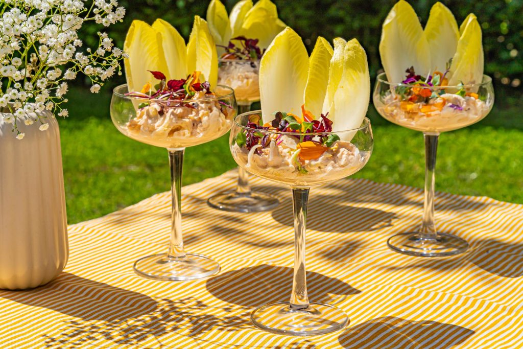 kipcocktail met witlof