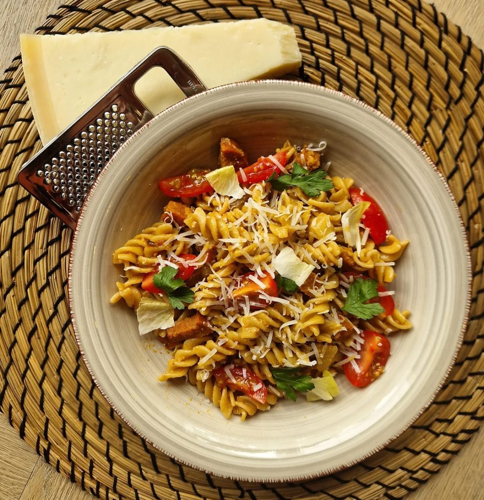 Fusili met witlof en chorizo